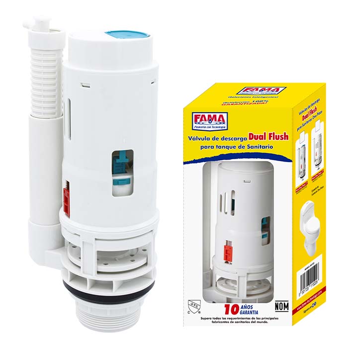 Valvula de Descarga Para Sanitario Dual-Flush 2" Para Dos Piezas  (AG-22) (1422)